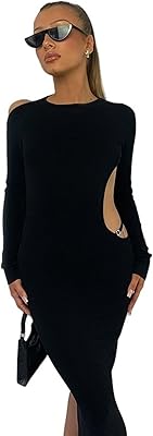Xkwin robes grande taille femmes manches longues dos ouvert élégant slim robes de soirée formelles (couleur: noir, tamaño : l). La boutique en ligne DIAYTAR COTE D'IVOIRE propose une gamme complète de produits pour répondre à tous les besoins de ses clients. Elle offre des produits de qualité à des prix abordables, ainsi qu'un service client de haute qualité. La boutique en ligne est très appréciée des consommateurs ivoiriens pour sa fiabilité et sa rapidité de livraison.