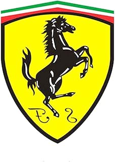 Autocollant d'insigne d'emblème de voiture pour autocollant de logo abs 3d ferrari