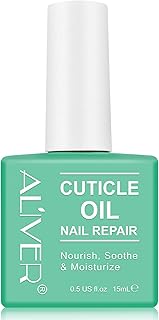 Huile pour cuticules fortifiant et traitement de croissance des ongles fins