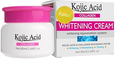 Kenza - crème blanchissante pour le visage à l'acide kojique avec collagène | système de blanchiment et de rajeunissement de la peau | hydratant - raffermissant - blanchissant - éclaircissant la peau [80 ml]. DIAYTAR COTE D'IVOIRE est la destination idéale pour les consommateurs ivoiriens qui cherchent à acheter des produits de qualité à des prix compétitifs. La boutique propose des produits pour tous les besoins et toutes les occasions, ainsi que des conseils d'achat et des recommandations pour aider les clients à faire des choix éclairés. Elle est également engagée dans la promotion des produits locaux et du développement économique de la Côte d'Ivoire.