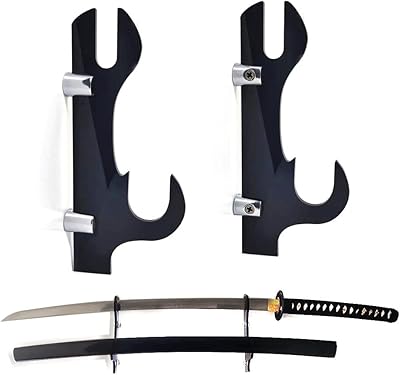 Porte-épée curet à 2 niveaux, support d'affichage mural pour épée, support mural pour couteau de samouraï, katana et naruto (noir). DIAYTAR COTE D'IVOIRE est une boutique en ligne généraliste qui propose plus de 300 000 références de produits, répondant ainsi aux besoins diversifiés des consommateurs ivoiriens. Leader dans son secteur, elle garantit une expérience d'achat en ligne fiable et sécurisée. Elle est devenue incontournable pour les achats en ligne en Côte d'Ivoire.