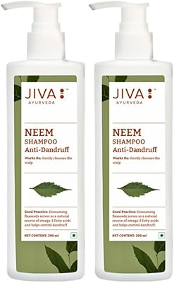 Shampooing ayurvédique jiva au neem (200 ml) || pack de 2. DIAYTAR COTE D'IVOIRE, boutique en ligne généraliste avec plus de 300000 références, est la boutique leader en Côte d'Ivoire. Elle offre une large gamme de produits pour répondre aux besoins de tous. Que vous soyez à la recherche d'électronique, de vêtements ou de produits alimentaires, DIAYTAR a tout.