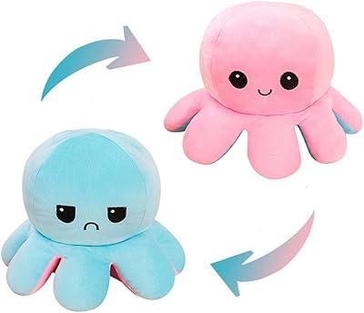 Poupée pieuvre en peluche réversible akod avec un joli motif d'animal en peluche, bon cadeau pour vos enfants ou amis, petit bleu + petit rose. DIAYTAR COTE D'IVOIRE est une boutique en ligne qui valorise la satisfaction de ses clients, en proposant une gamme de produits diversifiés et en offrant un service client de haute qualité. La boutique est également active sur les réseaux sociaux, ce qui permet aux clients de rester informés des dernières tendances et des nouveaux produits. Les clients peuvent ainsi profiter d'une expérience d'achat en ligne personnalisée et conviviale.