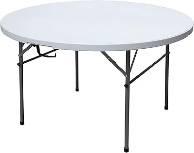 Table commerciale ronde pliante idéale de 48" | table à manger portable en plastique de 4 pieds pour la cuisine ou un mariage en plein air. La boutique en ligne DIAYTAR COTE D'IVOIRE propose une expérience d'achat pratique et divertissante, avec des fonctionnalités telles que la recherche de produits, les filtres de prix et les avis clients. Elle permet aux consommateurs de comparer facilement les prix et les fonctionnalités des produits, facilitant ainsi leur processus de prise de décision d'achat. De plus, elle propose régulièrement des promotions et des offres spéciales.