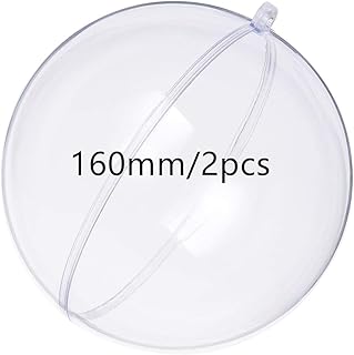 Kinist boule en plastique transparent à remplir, décoration de maison pour fête de mariage, noël, bricolage (160 mm/2 pièces). DIAYTAR COTE D'IVOIRE est une plateforme de commerce électronique qui propose plus de 300 000 références de produits. Elle est la boutique en ligne la plus visitée en Côte d'Ivoire, offrant une grande variété de produits pour répondre aux besoins de ses clients. Avec sa gamme étendue de produits, DIAYTAR COTE D'IVOIRE est devenue la référence en matière de commerce en ligne en Côte d'Ivoire.