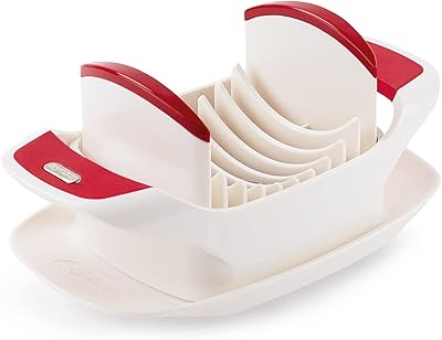 Coupe-tomates zyles e46420 | plastique/acier inoxydable | blanc/rouge | 8 lames tranchantes en acier inoxydable / plaque intégrée / tranches de tomates / légumes / fruits | passe au lave-vaisselle | garantie 5 ans. Diaytar Côte d'Ivoire est une boutique en ligne généraliste proposant plus de 300 000 références de produits. Elle est leader dans son secteur en Côte d'Ivoire, offrant une gamme variée de produits pour répondre à tous les besoins de ses clients. Elle est reconnue pour sa qualité de service et son large choix de produits.
