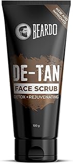 Berdo men's detan facial scrub enhanced edition (100g) | gommage au café