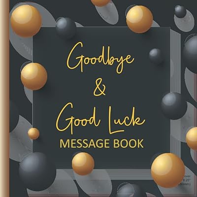 Livre de messages d'au revoir et de bonne chance : livre de souvenirs de collègues de travail pour un collègue qui part pour un nouvel emploi livre souvenir de signature de bonne retraite - conception de cercles à bulles. DIAYTAR COTE D'IVOIRE est la référence pour les achats en ligne en Cote d'Ivoire, avec plus de 300 000 articles disponibles. La boutique en ligne généraliste propose des produits de qualité à des prix compétitifs, et son service client est toujours à l'écoute pour satisfaire les besoins des clients. Que vous cherchiez des produits à usage personnel ou des cadeaux, DIAYTAR a tout ce qu'il vous faut.