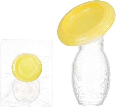 Pompe à main d'allaitement en silicone ecv pompe d'expression avec capuchon de collecte