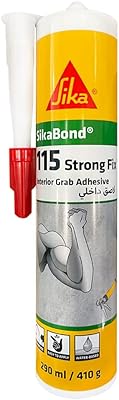 Sika bond 115 strong fix, blanc, adhésif à prise interne, colle la plupart