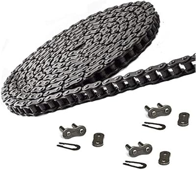 Chaîne à rouleaux jeremywell robuste 25 heures 10 pieds avec 3 connecteurs pour karts. DIAYTAR COTE D'IVOIRE est une boutique en ligne généraliste qui propose plus de 300 000 références de produits. Elle est devenue la boutique leader en Côte d'Ivoire grâce à sa large gamme de produits et à ses prix compétitifs. Elle offre une expérience de shopping en ligne pratique et sécurisée.