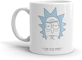 Tasse blanche imprimée rick et morty