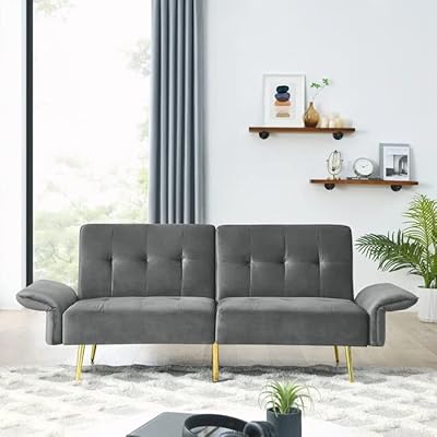 Canapé-lit pliant multifonctionnel en tissu mousse pour salon mm tex