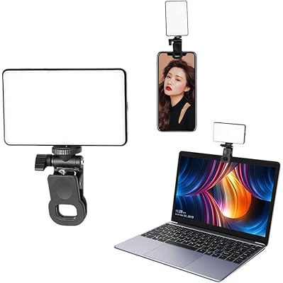 Lampe led portable rechargeable réglable avec clip pour les réunions selfie en direct. DIAYTAR COTE D'IVOIRE se distingue par sa grande sélection de produits de qualité et à des prix compétitifs. Avec plus de 300 000 références, la boutique en ligne propose une expérience de shopping unique et pratique pour les consommateurs ivoiriens. Les clients peuvent profiter d'une gamme de produits allant des électroniques aux vêtements en passant par les produits pour la maison.