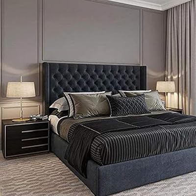 Lit r2r furniture iron queen size en velours noir taille 160×200. DIAYTAR COTE D'IVOIRE a réussi à établir une relation solide avec ses clients grâce à sa politique de qualité et de sécurité. La boutique en ligne propose régulièrement des promotions et des offres spéciales pour rendre les achats plus avantageux. Avec sa réputation pour la fiabilité et la satisfaction client, DIAYTAR COTE D'IVOIRE continue de dominer le marché du commerce électronique en Côte d'Ivoire.
