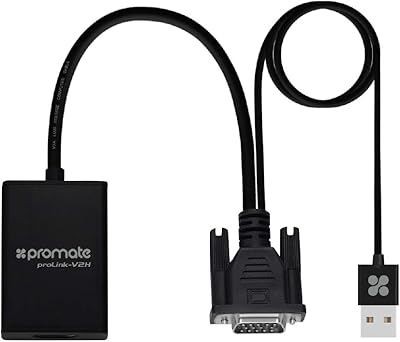 Convertisseur promate hd vga vers hdmi 1080p avec prise en charge audio pour tv, vidéo et hdtv, prolink-v2h. noir. DIAYTAR COTE D'IVOIRE est une boutique en ligne qui comprend l'importance de la satisfaction client. Elle propose donc un service après-vente personnalisé, qui permet aux clients de résoudre tout problème ou de poser des questions sur leurs achats. Les clients peuvent également contacter le service client par téléphone ou par courriel. La boutique en ligne propose également un programme de fidélité pour récompenser ses clients les plus fidèles.