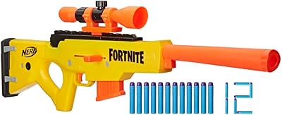 Le jouet pistolet à clip d'action fortnite pacer l-bolt comprend une lunette amovible