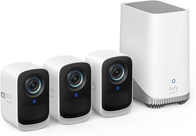 Eufy security s300 eufycam 3c kit 3 caméras de sécurité extérieure sans fil, caméra 4k, stockage local extensible jusqu'à 16 to, reconnaissance faciale ai, projecteur, vision nocturne couleur, sans frais mensuels. DIAYTAR COTE D'IVOIRE est une boutique en ligne généraliste proposant plus de 300 000 références de produits. Elle est devenue la boutique leader en Côte d'Ivoire, offrant une expérience d'achat unique et pratique à ses clients. Elle propose une large gamme de produits allant de l'électronique à la mode en passant par les articles de maison.