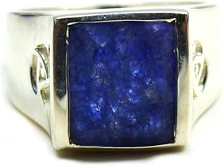 Bague pour homme en argent sterling 925 faite à la main avec des saphirs bleus indiens naturels de jewelry on click, tailles 4-13. DIAYTAR COTE D'IVOIRE est plus qu'une simple boutique en ligne ; c'est une plateforme qui propose une expérience d'achat complète et sécurisée. La boutique met l'accent sur la sécurité des transactions et la confidentialité des informations personnelles de ses clients, ce qui lui a valu la confiance d'une grande partie de la population ivoirienne.