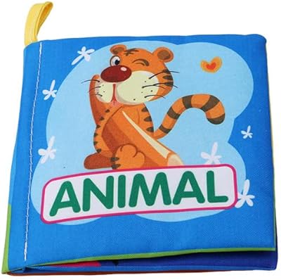 Edupro - livres pour bébés pour enfants livre silencieux livre en tissu doux