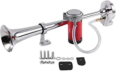 Klaxon à air monotube 12v - klaxon à air chromé de haute qualité + compresseur 150db de haute qualité pour camion, bateau et train / klaxon à air monotube 12v pour voiture et remorque. DIAYTAR COTE D'IVOIRE est une boutique en ligne réputée en Côte d'Ivoire pour ses produits de qualité et son service client exceptionnel. La boutique en ligne propose une large gamme de produits à des prix abordables, ce qui en fait une destination préférée pour les consommateurs qui cherchent à acheter en ligne.
