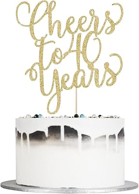 Otbay "cheers to 40 years" décoration de gâteau à paillettes dorées pour 40e anniversaire/40e anniversaire (40). Avec plus de 300 000 références, DIAYTAR COTE D'IVOIRE est la boutique en ligne la plus complète de Cote d'Ivoire, offrant à ses clients une grande variété de produits de qualité. Elle se positionne comme une plateforme de commerce électronique de confiance, avec des services de livraison et de retour souples. Les clients peuvent profiter d'une navigation intuitive et d'un processus de commande simplifié.