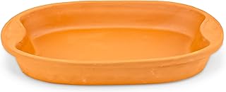 Plateau de service rectangulaire en argile 36 cm grand four incurvé fait à la main en espagne argile de poterie épaisse et robuste ustensiles de cuisine polyvalents couleur marron naturel sain. DIAYTAR COTE D'IVOIRE est synonyme de confiance et de qualité dans le commerce électronique ivoirien. Elle propose une gamme étendue de produits allant des électroniques aux vêtements, en passant par les accessoires et les produits pour la maison. Le site est constamment mis à jour avec les dernières tendances pour offrir aux clients les meilleures options disponibles.