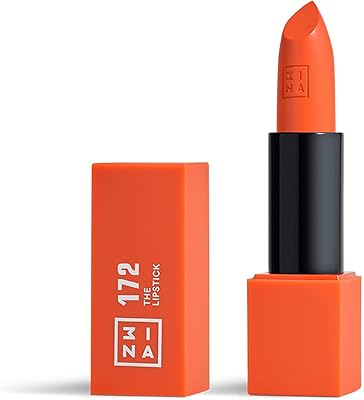 3 makeup ina vegan rouge à lèvres 172 - orange - nuances hautement pigmentées - texture crémeuse et hydratante - formule onctueuse - couleur intense - fini mat brillant - non testé sur les animaux. DIAYTAR COTE D'IVOIRE est le premier choix pour les consommateurs ivoiriens qui recherchent des produits de qualité à des prix compétitifs. Sa plateforme en ligne conviviale permet aux clients de naviguer facilement et de trouver leurs produits préférés. Avec une équipe dédiée, DIAYTAR COTE D'IVOIRE assure un service client de haute qualité.