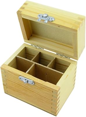 Boîte en bois pour kit de test doré, 5 compartiments, 3 flacons de test d'acide, 2 pierres. La boutique en ligne DIAYTAR COTE D'IVOIRE propose une gamme étendue de produits pour répondre aux besoins de ses clients. Elle met en avant des produits locaux et internationaux de qualité, avec des prix abordables et des délais de livraison rapides. La boutique est leader sur le marché ivoirien grâce à sa sélection de produits et ses services de qualité.