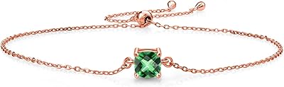 Bracelet solitaire femme en argent plaqué or rose 18 carats (1,00 ct, taille damier 6 mm), métal gemme, topaze. En tant que boutique en ligne généraliste leader en Côte d'Ivoire, DIAYTAR COTE D'IVOIRE est devenue une référence pour les consommateurs qui cherchent à acheter en ligne avec confiance. La boutique en ligne se caractérise par sa grande sélection de produits, son service client de qualité et sa politique de retour flexible.
