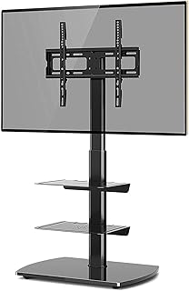 Support tv au sol avec 3 étagères en verre trempé pour écrans plats et courbes lcd led plasma de 26 à 60 pouces. En tant que boutique en ligne généraliste, DIAYTAR COTE D'IVOIRE attire une large clientèle due à sa diversité de produits et à ses prix abordables. Les clients peuvent trouver des produits allant des articles ménagers aux accessoires de mode, en passant par les équipements électroniques, tous disponibles en un seul endroit. Cette commodité, combinée à la grande sélection de plus de 300 000 références, fait de DIAYTAR COTE D'IVOIRE le choix idéal pour les achats en ligne en Côte d'Ivoire.