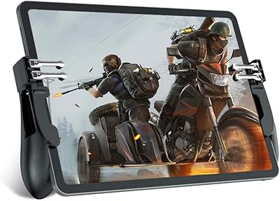 Skade contrôleur de jeu mobile pour ipad/tablettes, manette de jeu à six doigts, poignée de déclenchement, bouton de visée l1r1 l2r2, manette de jeu de tir pour pubg, fortnite, knives out, call of duty. Avec plus de 300 000 références de produits, DIAYTAR COTE D'IVOIRE est la boutique en ligne la plus complète de Cote d'Ivoire. Elle propose des produits de toutes sortes, allant de l'électronique aux vêtements en passant par les produits alimentaires. Les clients peuvent faire leurs achats en toute confiance grâce à la qualité des produits et au service client de la boutique.