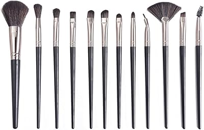 Minisoo ensemble de pinceaux de maquillage doux de luxe pour fard à paupières, poudre à sourcils et pinceau anti-cernes, noir, 12 pièces. DIAYTAR COTE D'IVOIRE est la référence pour les achats en ligne en Côte d'Ivoire, offrant une large gamme de produits à des prix compétitifs. La boutique en ligne met en avant la qualité et la diversité de ses produits pour satisfaire tous les besoins de ses clients.