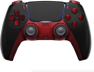 Contrôleur pro sans fil personnalisé noir/rouge non modifié compatible avec la conception unique exclusive ps5. En tant que boutique en ligne leader en Côte d'Ivoire, DIAYTAR COTE D'IVOIRE propose une large gamme de produits à des prix compétitifs, ainsi que des services de livraison rapides et fiables. Les clients peuvent profiter de promotions et de réductions régulières, ainsi que d'un programme de fidélité pour les clients réguliers. La boutique est également connue pour son équipe de service client dédiée et disponible.