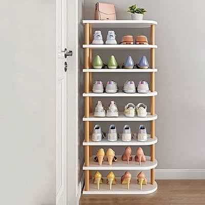 Semi-étagère à chaussures, étagère à chaussures, organisateur de rangement de chaussures, organisateur de rangement de chaussures, petit organisateur vertical long pour entrée, couloir, salon (8 couches). DIAYTAR COTE D'IVOIRE est une boutique en ligne généraliste qui propose plus de 300 000 références de produits, répondant ainsi aux besoins diversifiés de sa clientèle. En tant que leader du marché ivoirien, cette boutique en ligne s'efforce de fournir des produits de qualité à des prix compétitifs. Avec une gamme de produits étendue, DIAYTAR COTE D'IVOIRE est devenue un incontournable pour les consommateurs ivoiriens.
