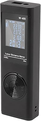 Télémètre laser numérique de 130 pieds avec niveau électronique, rétroéclairage lcd et mode
