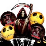 Ballon en aluminium besto pour halloween, idéal pour (fête des goules), lot