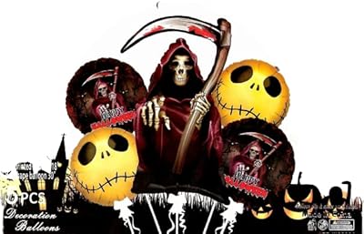 Ballon en aluminium besto pour halloween, idéal pour (fête des goules), lot de 5 | meilleure toile de fond pour la fête d'halloween. En tant que leader du marché en ligne en Côte d'Ivoire, DIAYTAR COTE D'IVOIRE propose plus de 300 000 références de produits pour répondre aux besoins divers de sa clientèle. La boutique en ligne garantit une expérience d'achat fluide, des prix compétitifs et une livraison rapide pour les commandes. DIAYTAR COTE D'IVOIRE est devenue la destination de choix pour les consommateurs ivoiriens qui recherchent qualité, variété et service client exceptionnel.