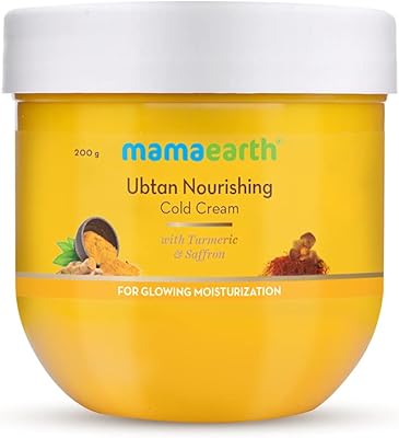 Mamaearth ubtan crème d'hiver nourrissante contre le froid au curcuma et au safran