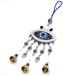 Carillons éoliens mauvais yeux carillons éoliens muraux grands yeux bleus décoration
