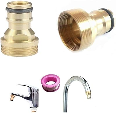 Connecteur universel de robinet de cuisine 2 pièces, adaptateur universel de tuyau