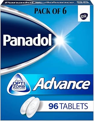 Comprimés advance optizorb de panadol pour soulager les maux de tête, les maux