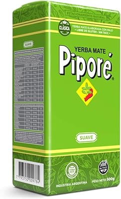 Pipore pure yerba mate suave sachet bio perte de poids thé chaud