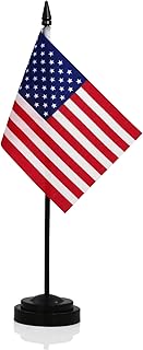 Ensemble de drapeaux de bureau de luxe anley usa - drapeau de bureau