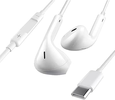 Écouteur filaire xo type-c, microphone intégré et contrôle du volume, compatible avec la nouvelle