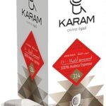 Café expresso karam moyen foncé 100 % arabica, 20 capsules