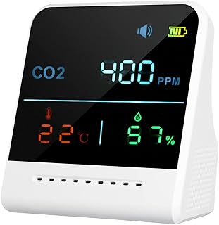 Testeur de dioxyde de carbone, moniteur de qualité de l'air, détecteur d'alarme