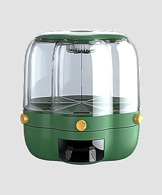 Distributeur multi-aliments à 6 grilles - seau de stockage de céréales sèches et de riz rotatif à 360 degrés - récipient hermétique à céréales 6,5 kg - boîte distributrice de nourriture pour animaux et de fruits secs pour la maison, la cuisine et le restaurant (27 cm, vert). Diaytar Côte d'Ivoire est une boutique en ligne généraliste qui propose plus de 300 000 références de produits. Elle est devenue la boutique en ligne leader en Côte d'Ivoire, offrant une large gamme de produits pour répondre à tous les besoins. Avec une telle offre, les clients peuvent trouver tout ce qu'ils cherchent en un seul endroit.