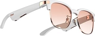 Lunettes intelligentes audio bluetooth pour hommes et femmes, lunettes de soleil intelligentes redberry avec haut-parleurs et micros, oreille ouverte, musique, appels mains libres, contrôle du volume, lentille anti-uv, étanchéité ip4 classique - rose et blanc. DIAYTAR COTE D'IVOIRE est une plateforme de commerce électronique qui propose une expérience d'achat unique et personnalisée à ses clients. Elle offre une gamme étendue de produits, allant des dernières tendances de la mode aux produits high-tech. La boutique en ligne est facile à naviguer, ce qui permet aux clients de trouver facilement ce qu'ils cherchent.