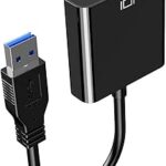 Adaptateur et (usb 3.0) vers vga, adaptateur usb 3.0-2.0 vers vga 1080p